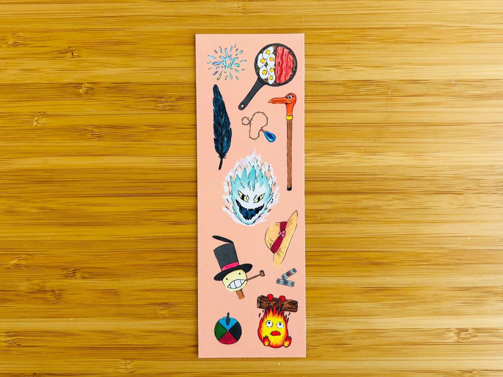 Záložka do knížky "Láska & Magie" 15 x 5 cm
