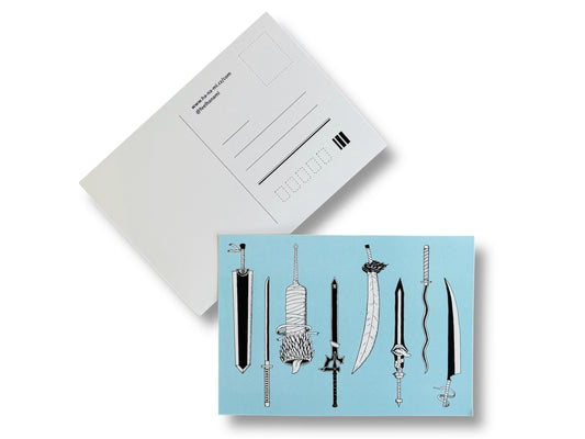 Pohlednice "Anime meče" A6