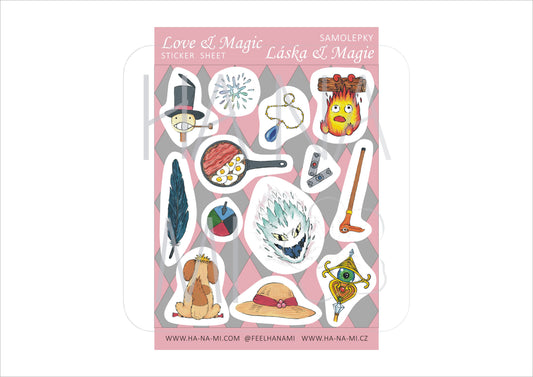 Samolepky "Láska & Magie"