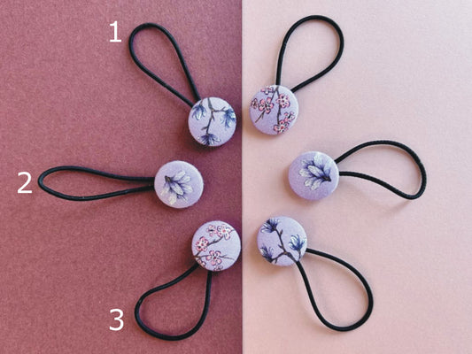 malá gumička do vlasů "Jarní Japonsko"