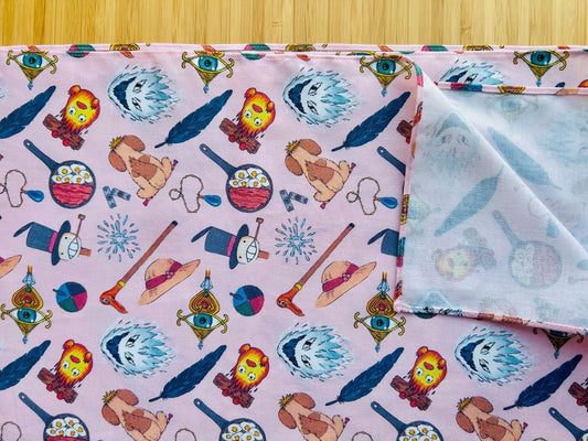 střední šátek "Láska & Magie" 67x67 cm