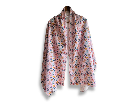 velká šála "Láska & Magie" 70x200 cm