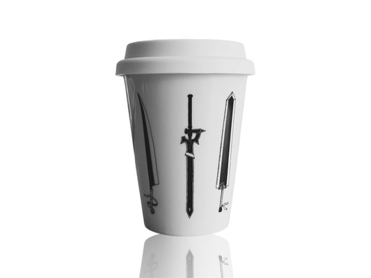 hrnek To-Go "Anime meče" 300 ml