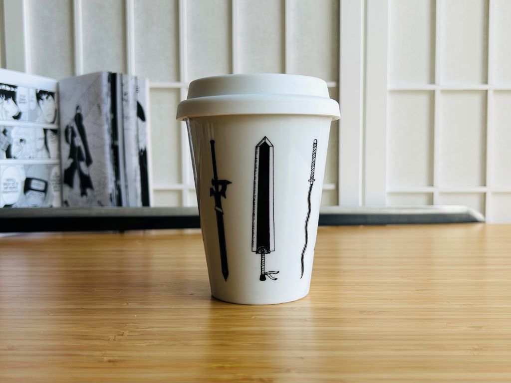 hrnek To-Go "Anime meče" 300 ml