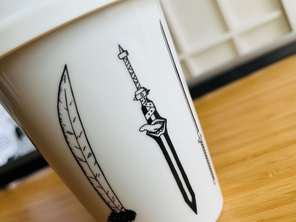 hrnek To-Go "Anime meče" 300 ml