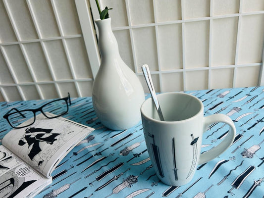 nerezová lžička "Anime meče"