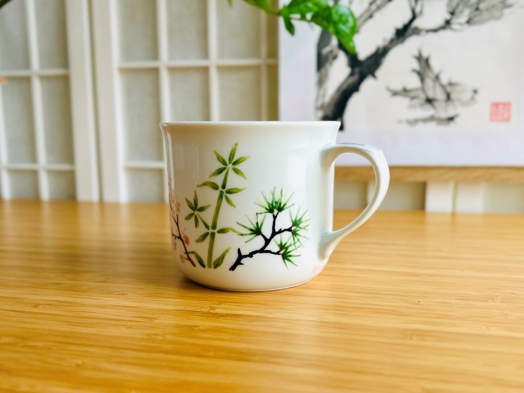 hrnek velký "Tři přátelé zimy" 650 ml