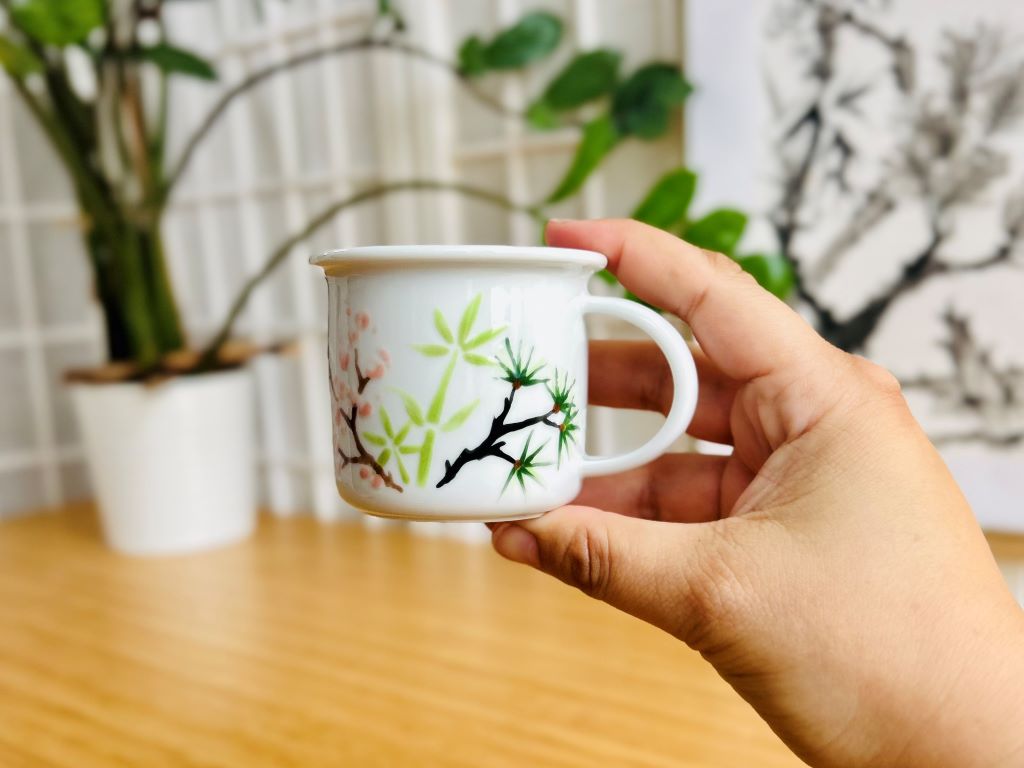 hrneček na espresso "Tři přátelé zimy" 100 ml
