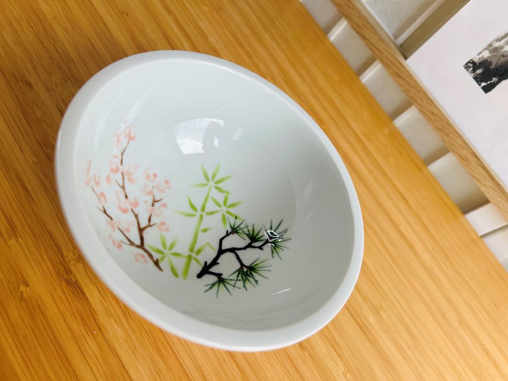 Miska velká "Tři přátelé zimy" průměr 16 cm