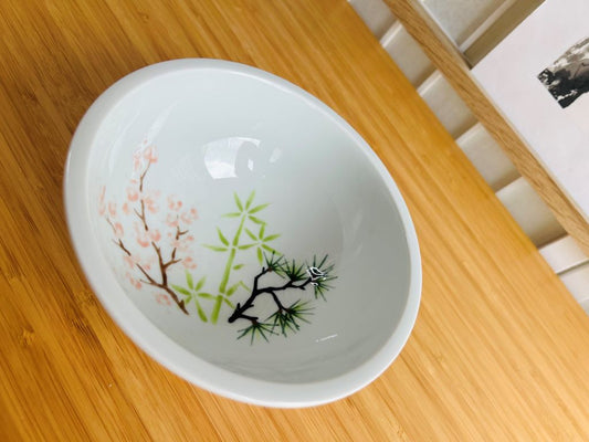 Miska velká "Tři přátelé zimy" průměr 16 cm