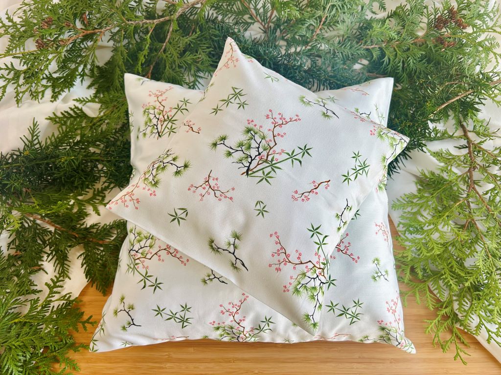 povlak na polštář "Tři přátelé zimy"