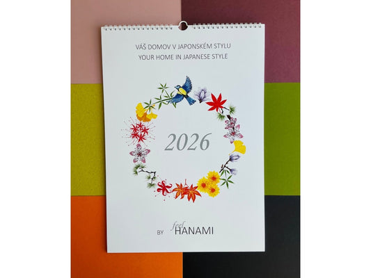 Nástěnný kalendář 2026 pro milovníky Japonska, velikost A3