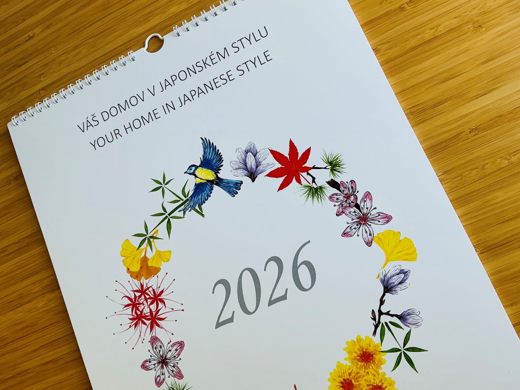 Nástěnný kalendář 2026 pro milovníky Japonska, velikost A3