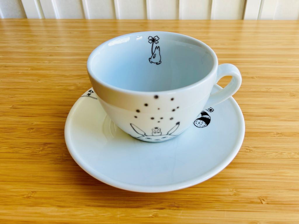 hrnek s podšálkem "Totoro a Kočkobus"  350 ml