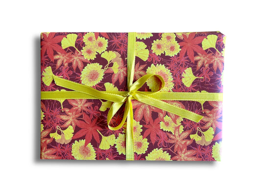 Balící papír "Park v barvách podzimu" 475 x 680 mm