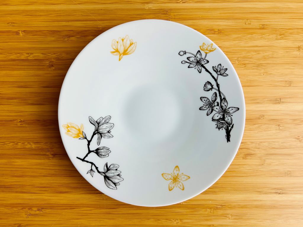 talíř dezertní "Jarní Japonsko" průměr 20 cm