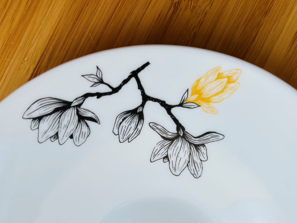 talíř dezertní "Jarní Japonsko" průměr 20 cm