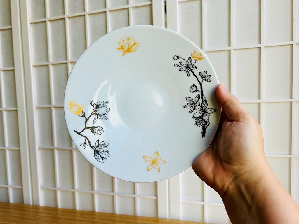 talíř dezertní "Jarní Japonsko" průměr 20 cm