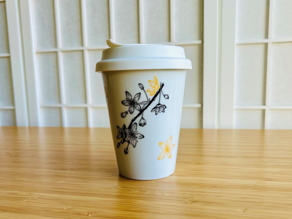 hrnek To Go "Sakura" se zlatou 300 ml