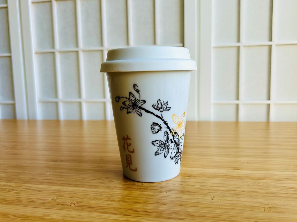 hrnek To Go "Sakura" se zlatou 300 ml