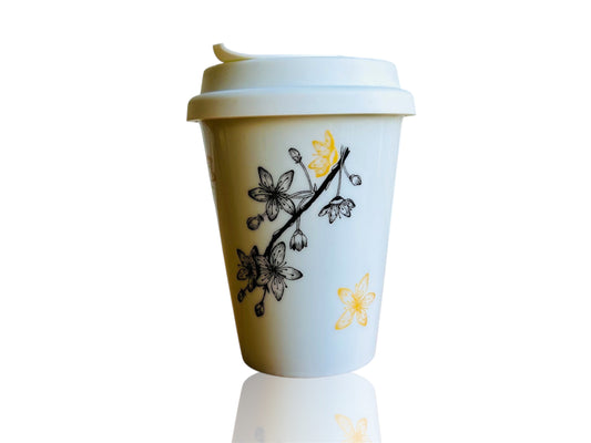 hrnek To Go "Sakura" se zlatou 300 ml