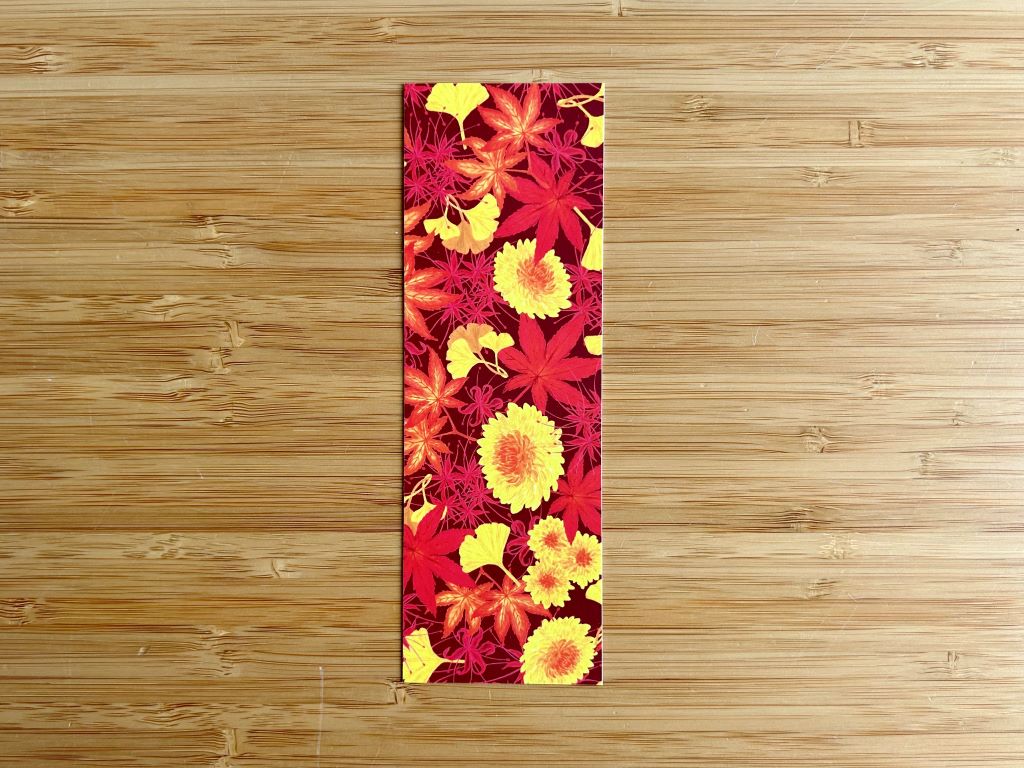 Záložka do knížky "Park v barvách podzimu" 15 x 5 cm