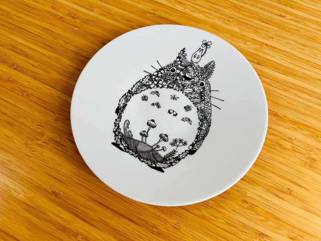talíř dezertní "Totoro" průměr 20 cm