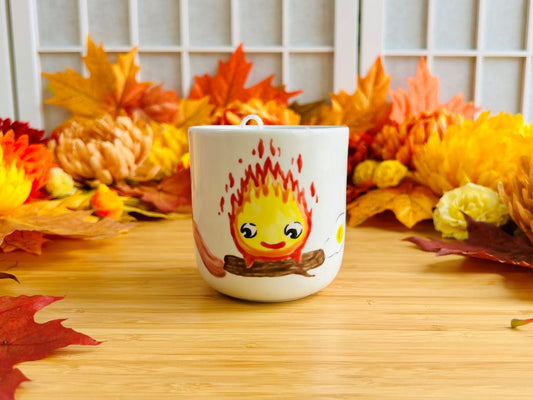 Svíčka v pohárku "Kalcifer" s minerály