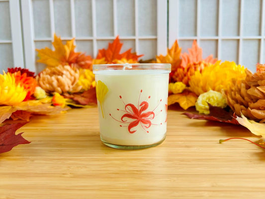 svíčka ve sklenici "Park v barvách podzimu"