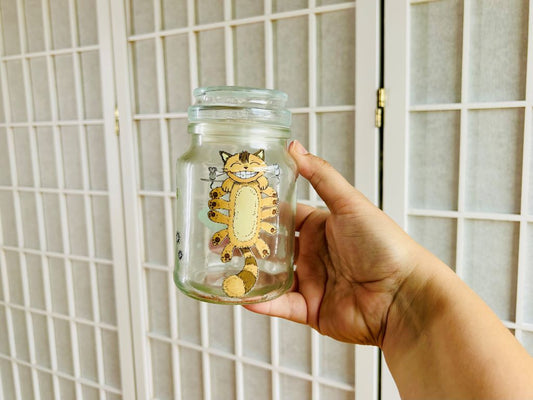 skleněná dóza "Totoro"