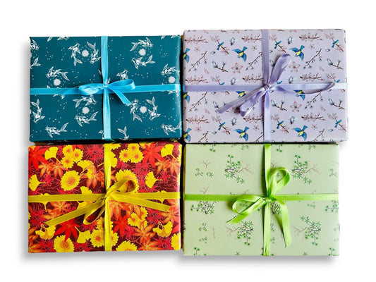 Sada balících papírů "Čtyři roční období" 475 x 680 mm