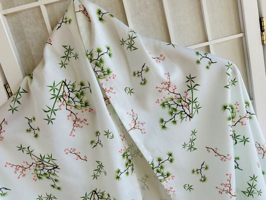 velká šála "Tři přátelé zimy" 70x200 cm