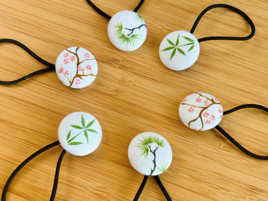 malá gumička do vlasů "Tři přátelé zimy"