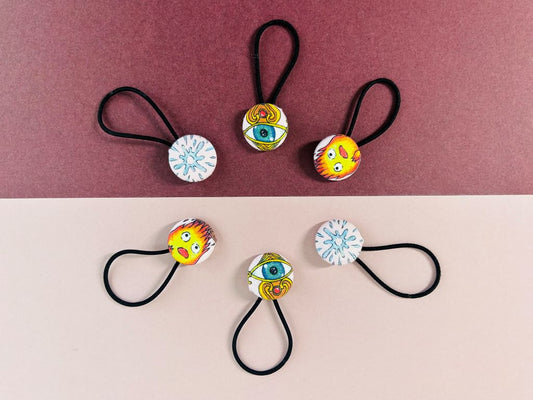 malá gumička do vlasů "Láska & Magie"