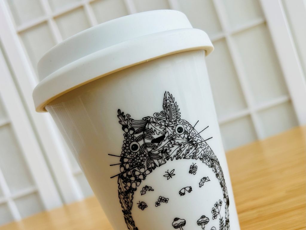 hrnek To-Go "Totoro omalovánka" 300 ml