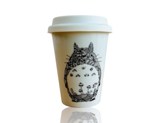 hrnek To-Go "Totoro omalovánka" 300 ml