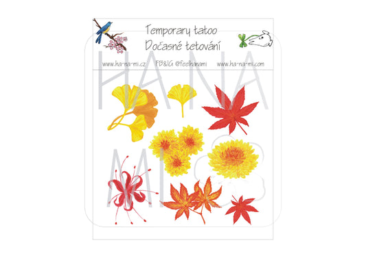 Dočasná tetovačka "Park v barvách podzimu"